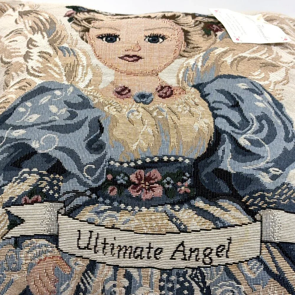 Madame Alexander Ultimate Angel Tapestry Throw Pillow 1999 - New with Tags